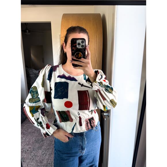 Samantha Pleet Cloud Shirt in Dreaming Print - Picture 13 of 13